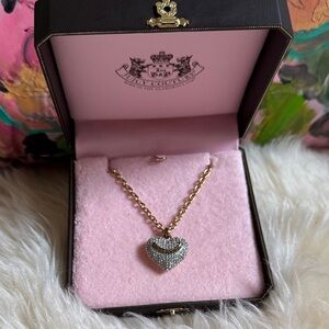Juicy Couture Two-Tone Heart Necklace